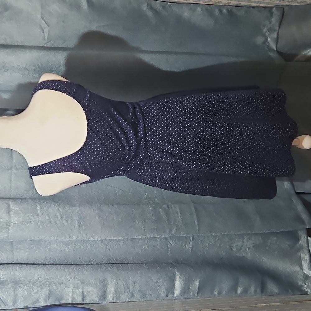 3 For $13.00! Copper Key Navy Blue and White Sleeveless Sundress-Size Small-EUC - Picture 2 of 5